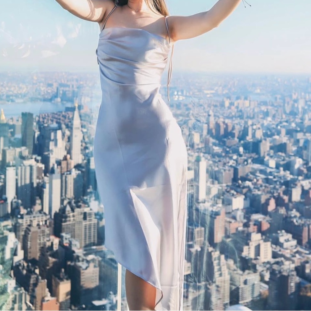Elegant Women's Satin Dress